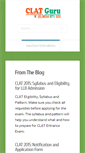 Mobile Screenshot of clatguru.com