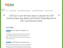 Tablet Screenshot of clatguru.com